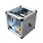 Квадратный канальный термостойкий вентилятор Systemair MUB/T 062 630D4-IE2