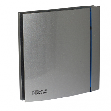 Побутовий вентилятор для ванної Soler&Palau SILENT-100 CZ SILVER DESIGN (230V 50)