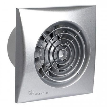 Побутовий вентилятор для ванної Soler&Palau SILENT-100 CHZ SILVER