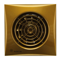 Побутовий вентилятор для ванної Soler&Palau SILENT-100 CZ GOLD (230V 50)
