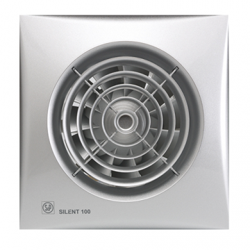 Побутовий вентилятор для ванної Soler&Palau SILENT-200 CZ SILVER (230V 50)