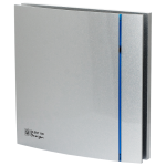 Вентилятор побутовий витяжний для ванної Soler&Palau SILENT-200 CHZ SILVER DESIGN - 3C