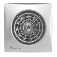 Побутовий вентилятор для ванної Soler&Palau SILENT-100 CZ SILVER (230V 50)
