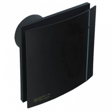 Побутовий вентилятор для ванної Soler&Palau SILENT-200 CZ BLACK DESIGN - 4C