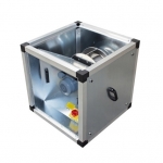 Квадратный канальный термостойкий вентилятор Systemair MUB/T 042 400DV