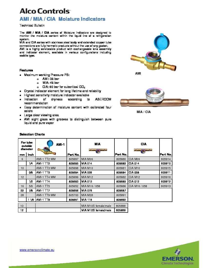 Alco Controls AMI
