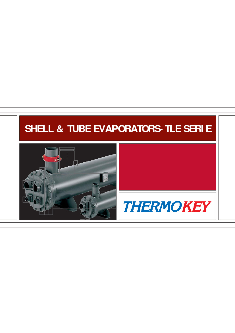 Кожухотрубные теплообменники Thermokey TLE