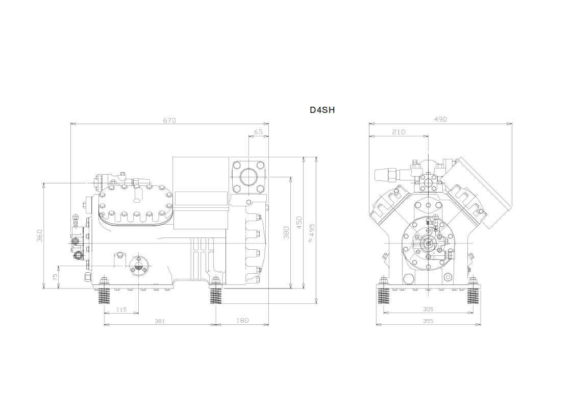 standart D4SH-250X standart D4SH-250X