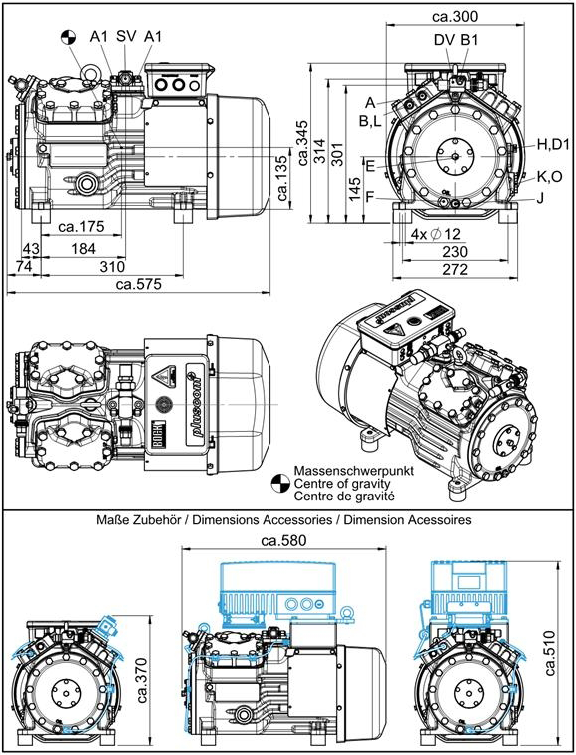 Bock HA34P/315-4 Bock HA34P/315-4