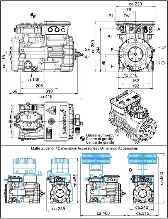 Bock HG12P/75-4 S Bock HG12P/75-4 S