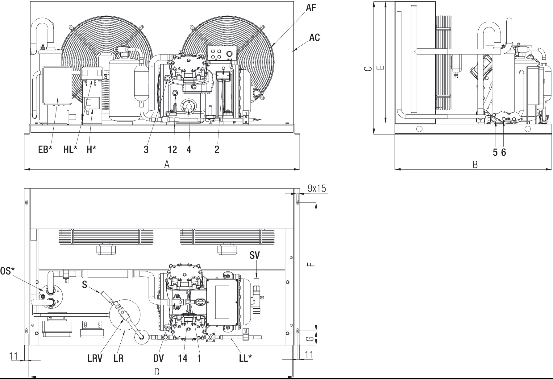 Frascold LB-S1052Y-3Y-2T Frascold LB-S1052Y-3Y-2T
