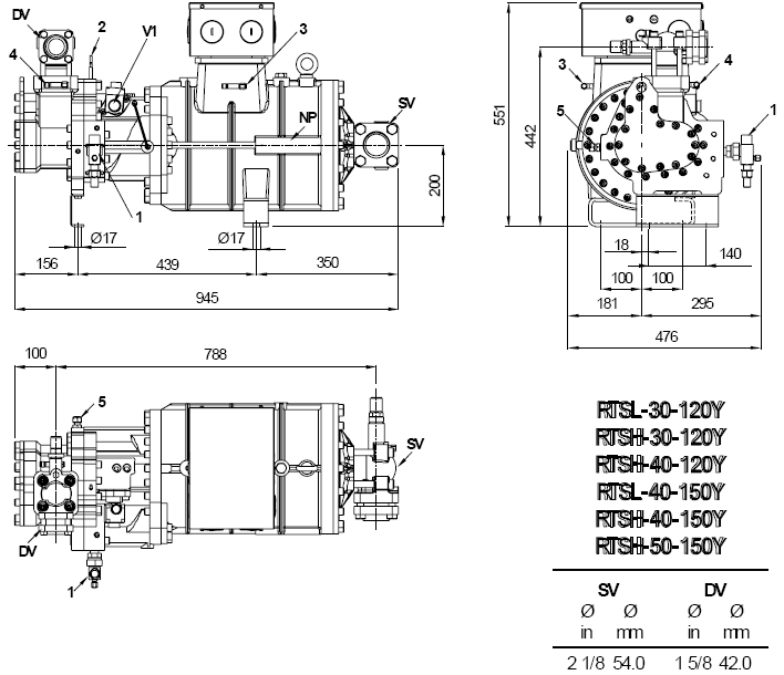 frascold R-TSH8 50 150Y 