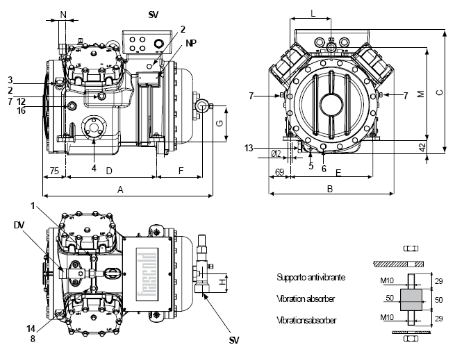 Frascold (предыдущее поколение) S10-39Y Frascold (предыдущее поколение) S10-39Y