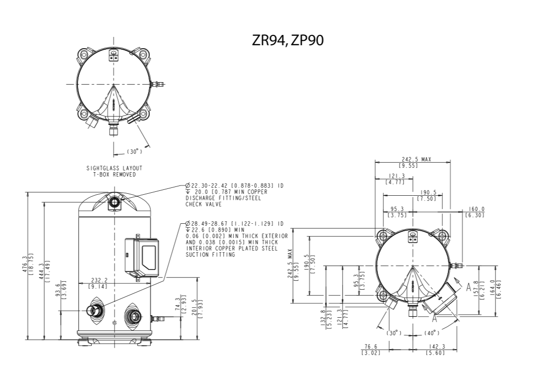 Scroll ZR94KCE Scroll ZR94KCE