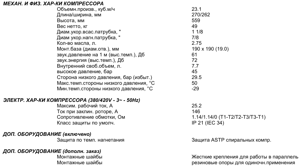 copeland ZP143